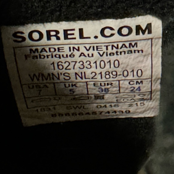 SOREL - Waterproof boots - black - US 7 - Picture 7 of 7
